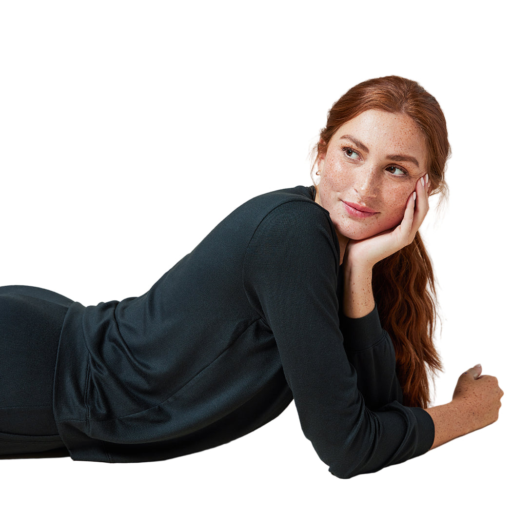 Softies 2 Piece Dream Jersey Crew Neck Lounge Set - Flirt!