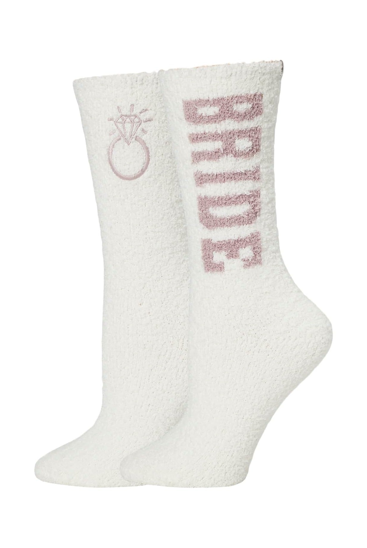 Barefoot Dreams Cozy Chic Bridal 2 Pack Sock Set - Flirt!