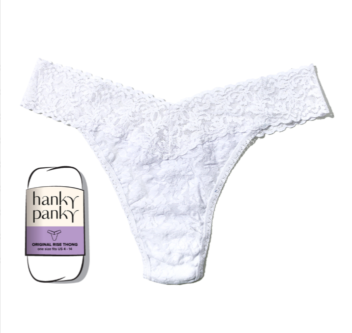 Hanky Panky Signature Lace Original Rise Rolled Thong - Flirt!