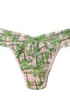 Hanky Panky Printed Signature Lace Original Rise Thong Palm Breeze - Flirt!