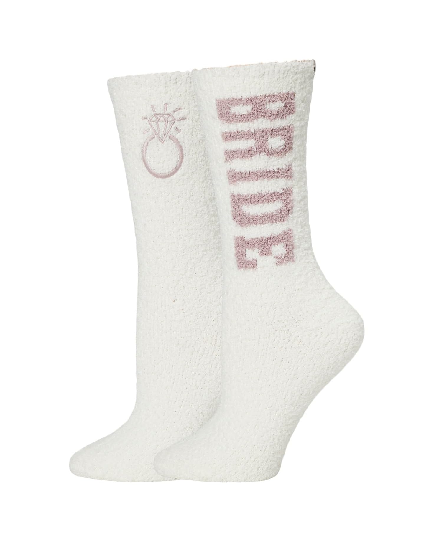 Barefoot Dreams Cozy Chic Bridal 2 Pack Sock Set - Flirt! 