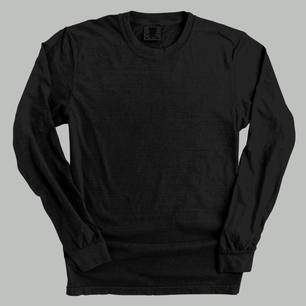 Comfort Colors Long Sleeve Crew Neck Shirt - Flirt! 