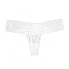 Classy Bride Darling Lace Crystal Jeweled Bridal Thong Panties - Flirt! 