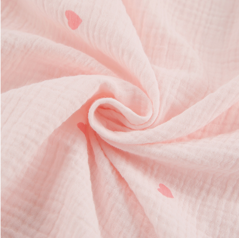 2 Piece Sweetheart Gauze Pajama Set with Long Sleeve Shirt and Short - Flirt! 