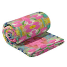 Laura Park Designs Pink Paradise Fleece Blanket - Flirt! 