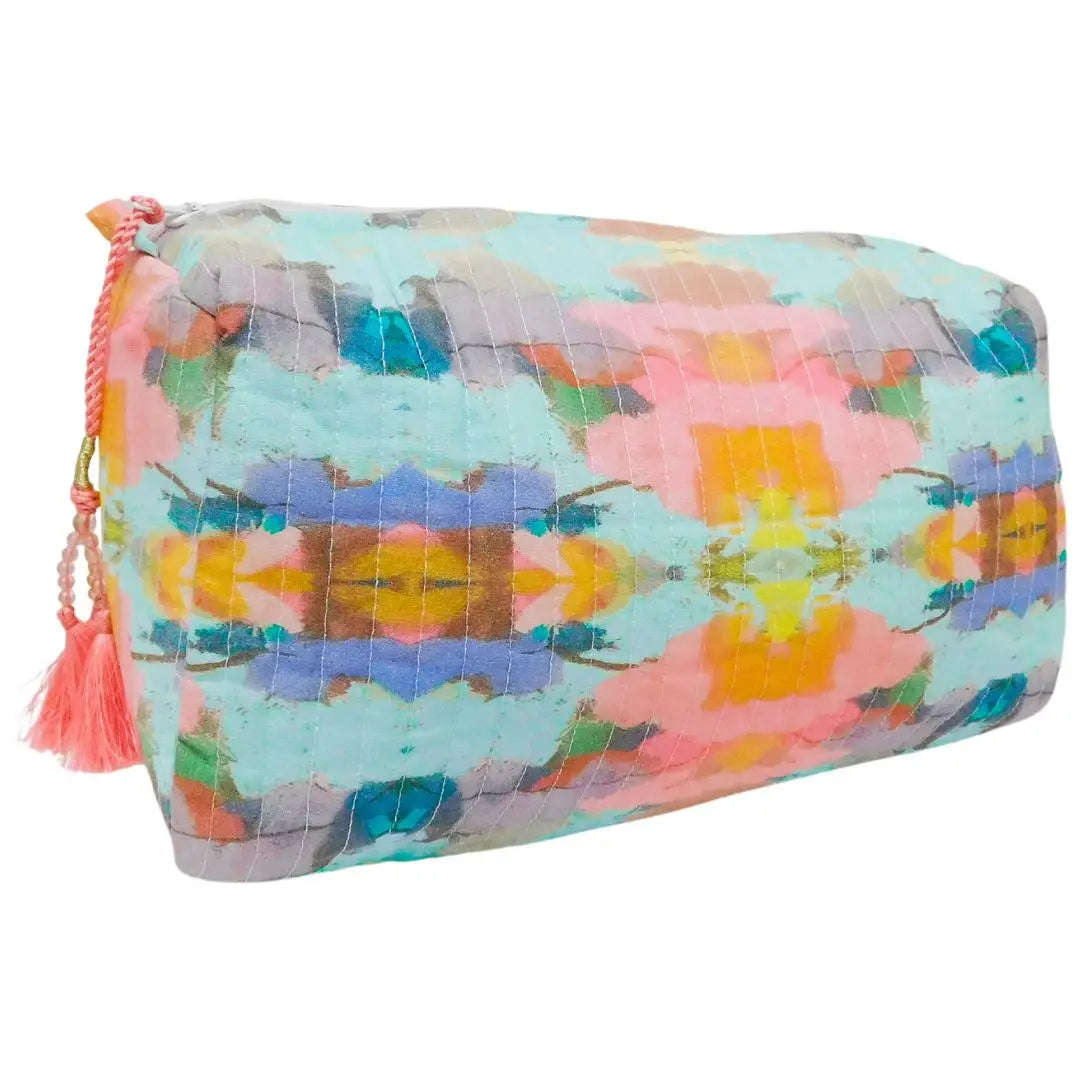 Laura Park Designs Antigua Smile Accessory & Cosmetic Pouch - Flirt! 