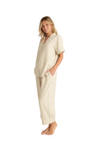 Faceplant Dreams Linen Blend PJ Capri Pant - Flirt! 