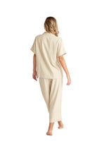 Faceplant Dreams Linen Blend PJ Capri Pant - Flirt! 