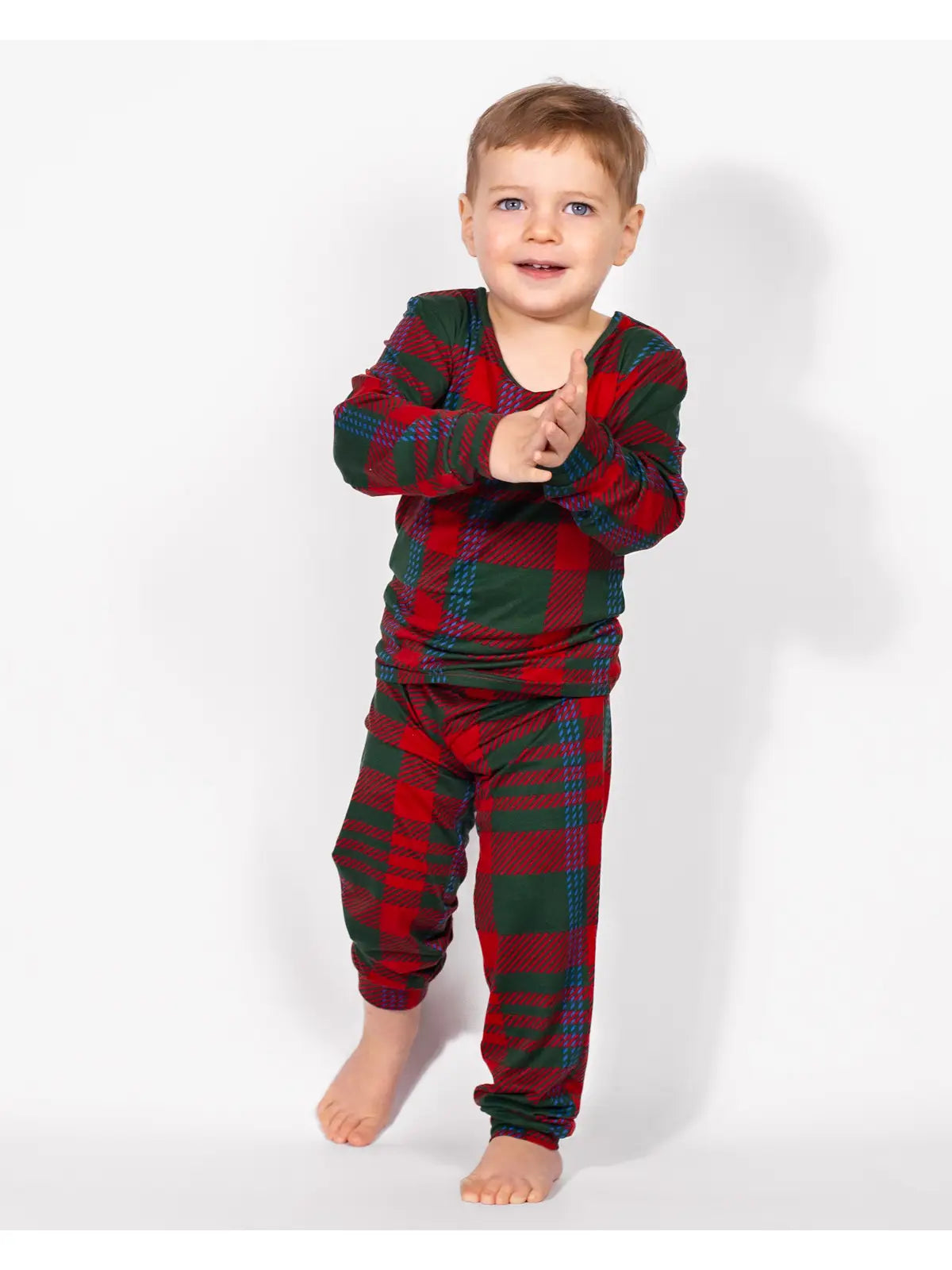 Youth Telluride Plaid Long Sleeve Shirt and Pant 2 Piece Pajama Set - Flirt! 