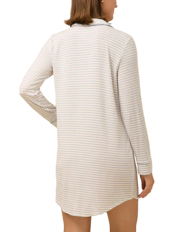 Spartina Shoreline Stripe Pajama Sleep Shirt - Flirt! 