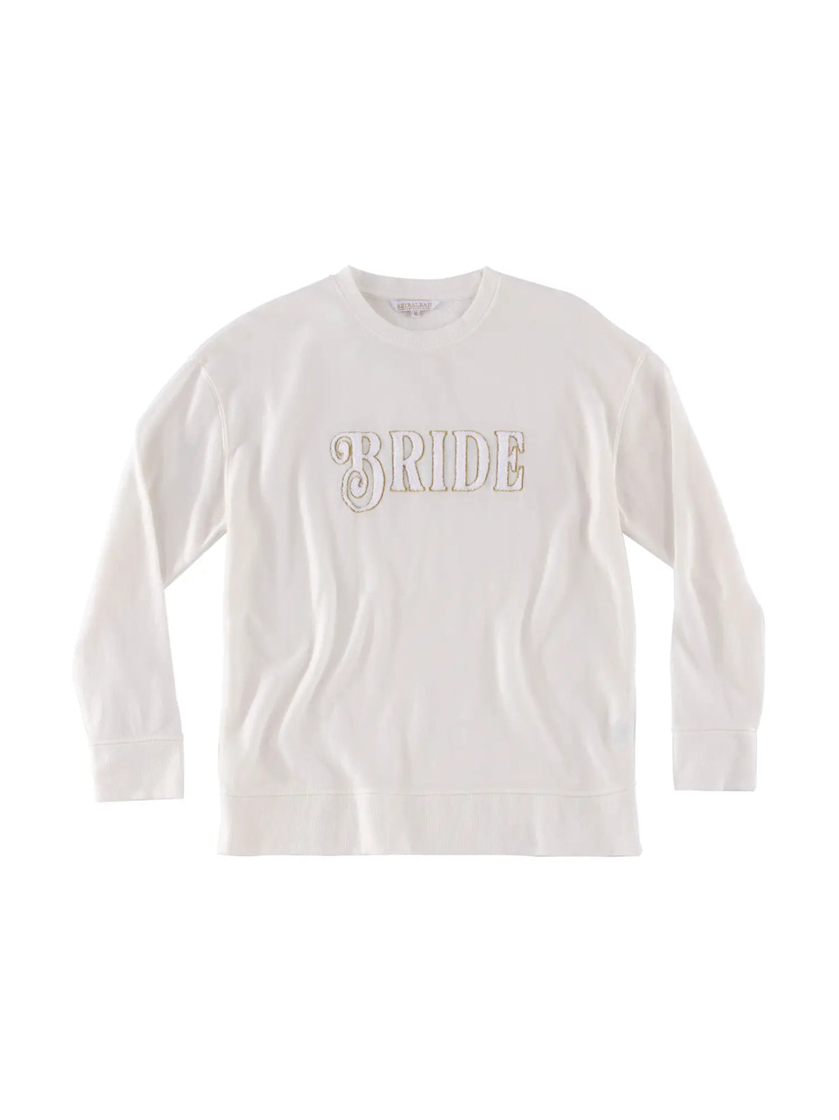 Shiraleah Ivory Bride Sweatshirt with Sherpa Lettering - Flirt! 