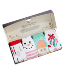 Cozy Christmas Socks 4 Pair Gift Box Set - Flirt! Luxe Lingerie & Sleepwear