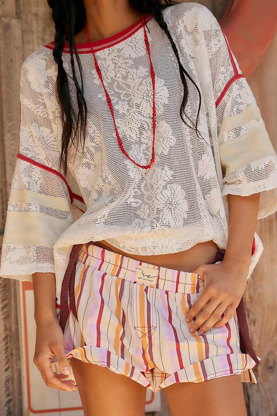 Free People Day to Day Mini Boxer Short - Flirt! 