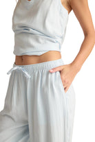 Faceplant Dreams Linen Blend PJ Capri Pant - Flirt! 