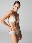 Saga Thong Topaz Beige - Flirt! Luxe Lingerie & Sleepwear