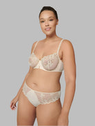 Saga Thong Topaz Beige - Flirt! Luxe Lingerie & Sleepwear