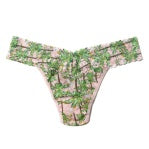 Hanky Panky Printed Signature Lace Original Rise Thong Palm Breeze - Flirt! 
